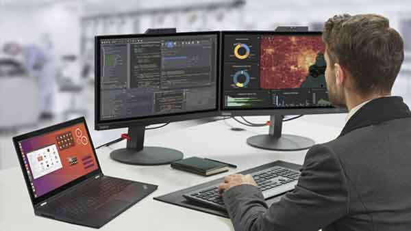 A fully-equipped employee workstation ready to power up productivity.